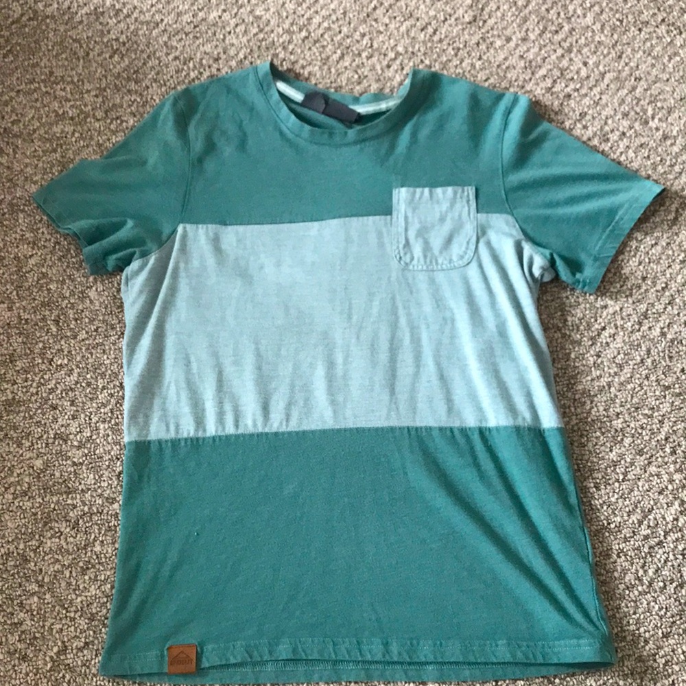 Unisex turquoise tee shirt
